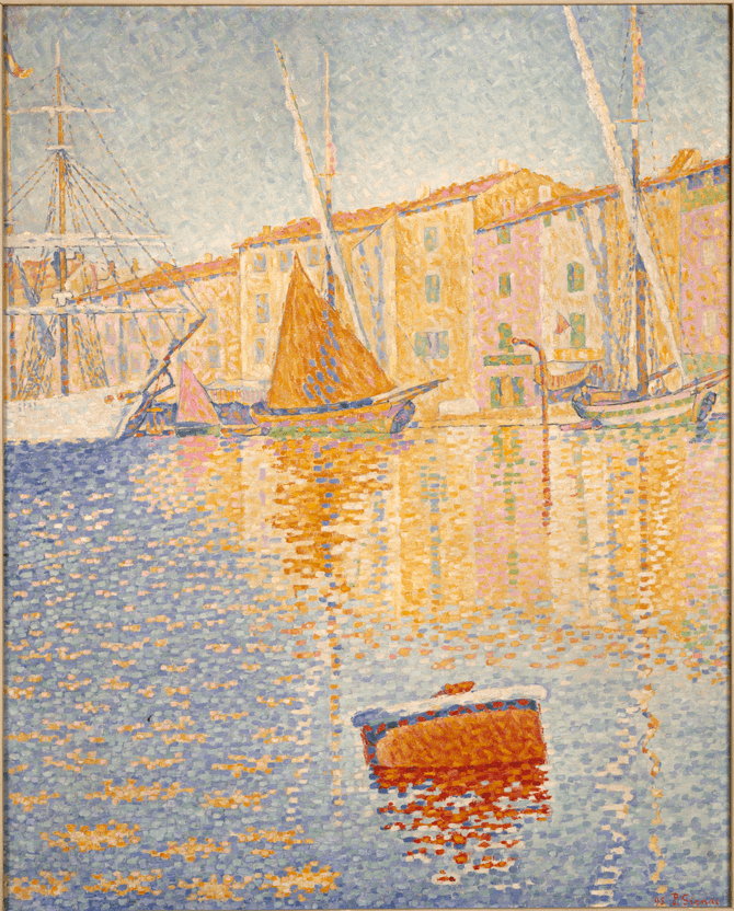 La bouee rouge, Paul Signac