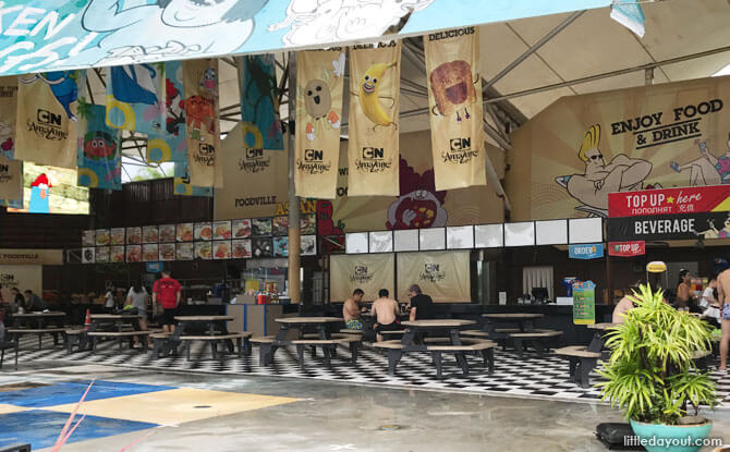 Cartoon Network themed food court