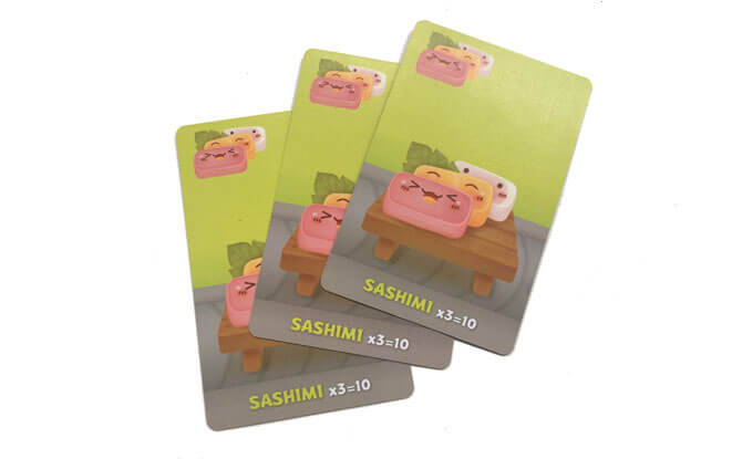 Sashimi cards, Sushi Go