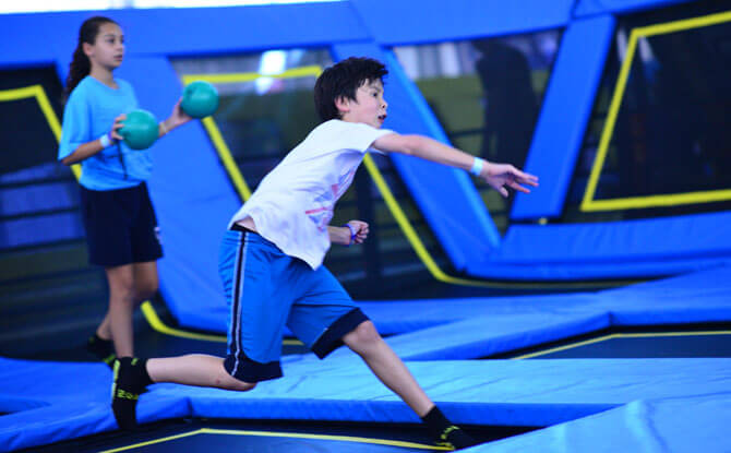 Dodge ball at Zoom Park Asia