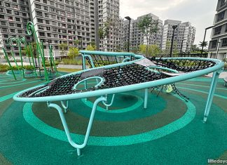 Fernvale Dew Playgrounds: Curled Net & Mangrove Tree Fernvale Dew Playgrounds Climbing Net