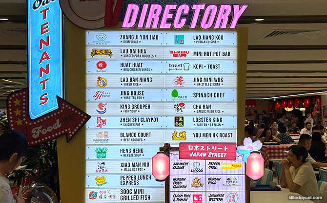 Food Stalls at Food Junction Food Court, Junction 8