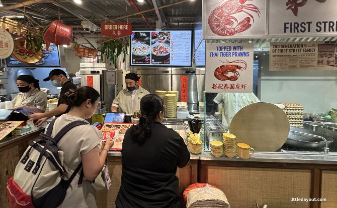 Food Republic Jewel Changi Airport: Food Court With 20+ Stalls, Including 4 Michelin Bib Gourmand Stalls, & Nostalgic Vibes 23 First Street Fried Prawn Noodles