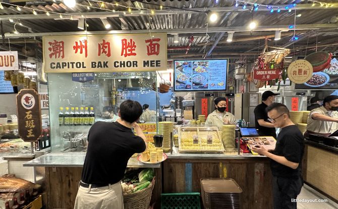 Food Republic Jewel Changi Airport: Food Court With 20+ Stalls, Including 4 Michelin Bib Gourmand Stalls, & Nostalgic Vibes 24 Capitol Bak Chor Mee
