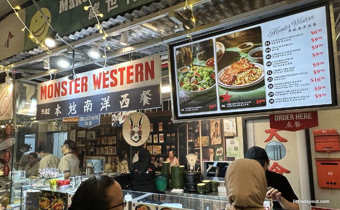 Food Republic Jewel Changi Airport: Food Court With 20+ Stalls, Including 4 Michelin Bib Gourmand Stalls, & Nostalgic Vibes 8 Monster Western