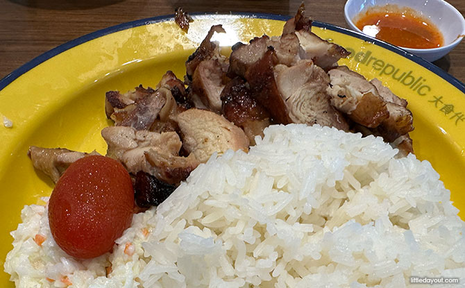 Food Republic Mandai: 20+ Stalls At Heritage-Inspired Mandai Wildlife Reserve Food Court 8 Huat Huat BBQ Chicken Wings