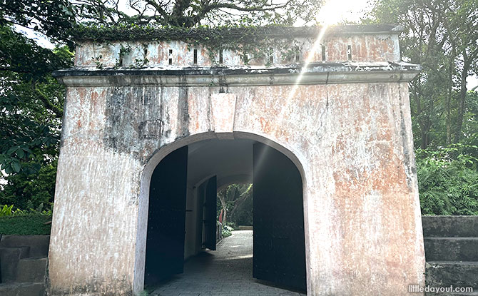 Fort Gate & Old Married Soldier's Quarters