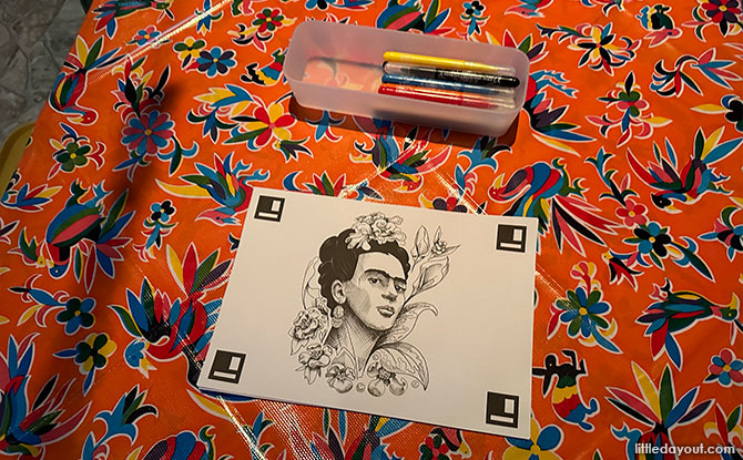 La Rosita space at Frida Kahlo: The Life of an Icon