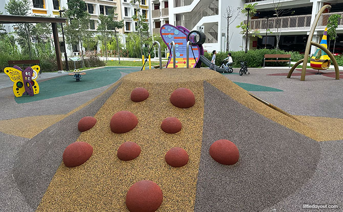 Garden Bloom @ Tengah Playgrounds: Ixora Flower & The Butterfly 5 Play mound