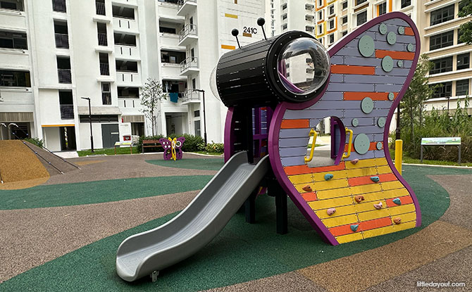 Garden Bloom @ Tengah Playgrounds: Ixora Flower & The Butterfly 4 Super Butterfly Playground