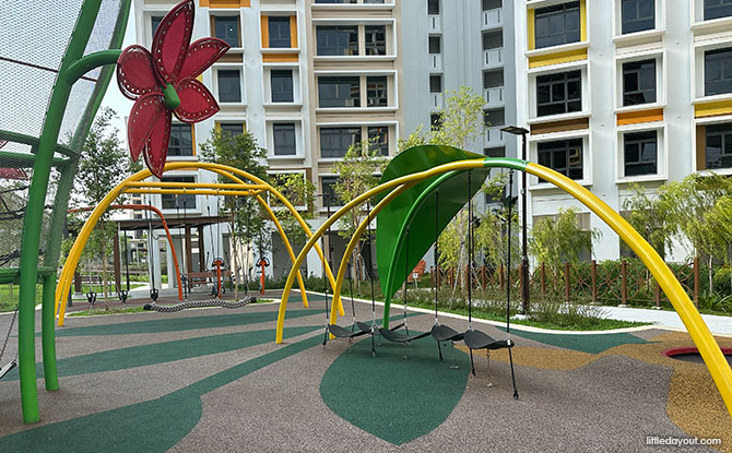 Garden Bloom @ Tengah Playgrounds: Ixora Flower & The Butterfly 2 Forest Hammock