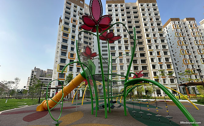 Garden Bloom @ Tengah Playgrounds: Ixora Flower & The Butterfly 1 Garden Bloom @ Tengah Playground: Super Flower Playground