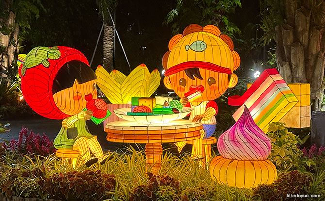 Gardens by the Bay Mid-Autumn Festival 2025 with Ang Ku Kueh Girl