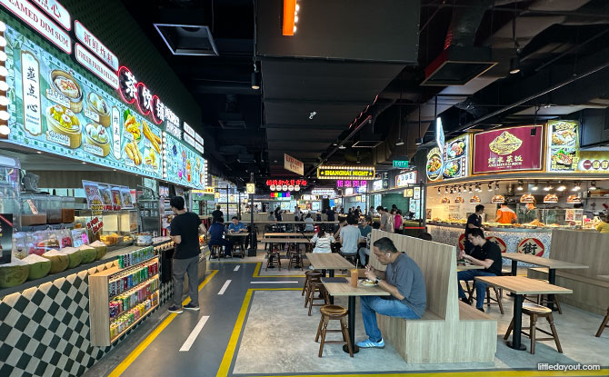 Geneo Food Court: Makan Street at Singapore Science Park