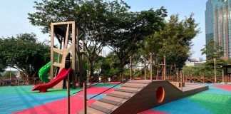 Gillman Barracks Playground: Mini Obstacle Platform & Play Tower