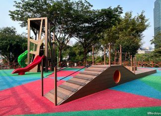 Gillman Barracks Playground: Mini Obstacle Platform & Play Tower Gillman Barracks Playground: Mini Obstacle Platform & Play Tower