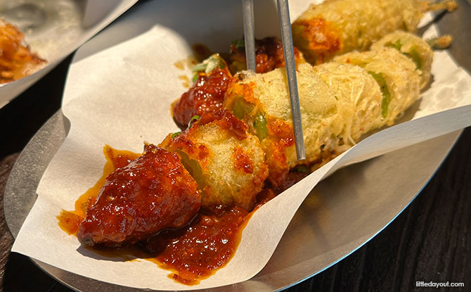 Big Crispy Chili with Special Spicy Sauce