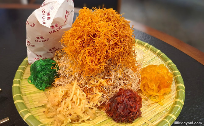Golden Chopsticks Chinese Restaurant: Chinese New Year Festive Menus Featuring Suan Cai Yu Sheng 3 Suan Cai Yu Sheng