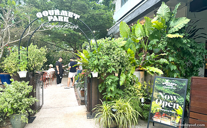 Gourmet Park Kampong Bugis: Delicious Food Surrounded By Nature At Former Camp Kilo Site
