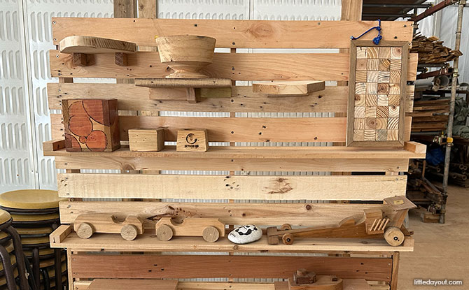 Ground-Up Initiative: Nurturing Connections At The Kampung Kampus 4 woodworking space