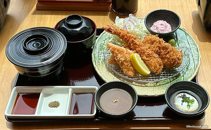 non-beef sets available at Gyukatsu Kyoto Katsugyu