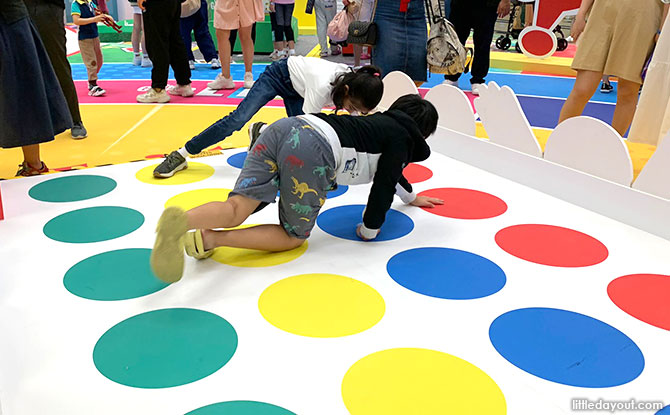 Twister play board