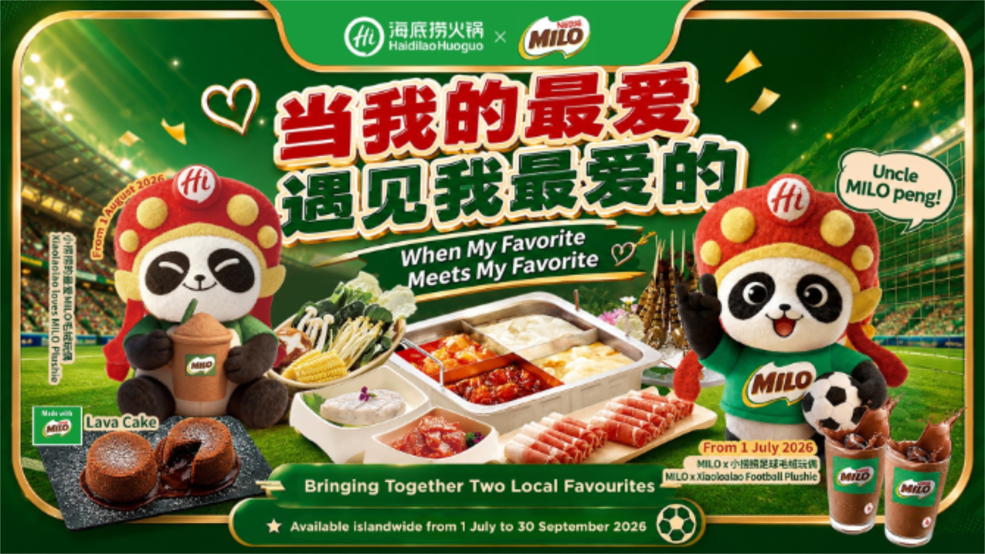 National Day Special Food & Limited-Time Menu Items 2026 4 Haidilao Singapore: MILO Collab