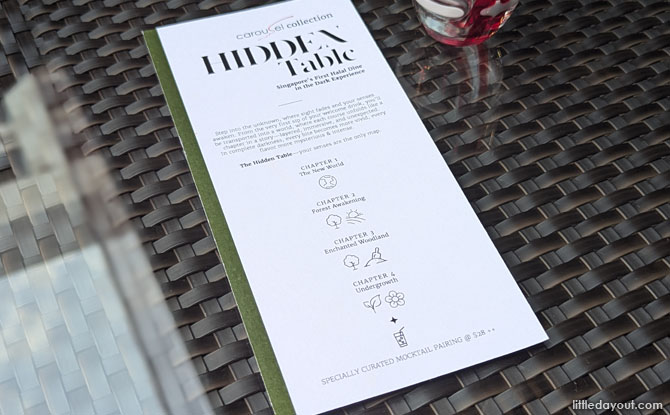 Hidden Table, a Carousel Collection - a sensorial journey that transforms dining into theatre.