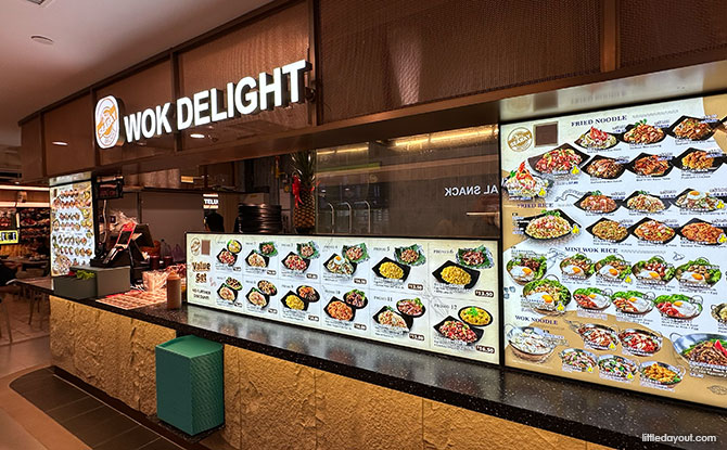 Kopitiam Hillion Mall: 25 Stalls Including Heritage Brands & New Concepts 22 Seabay Wok Delights (Halal)