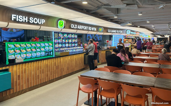Kopitiam Hillion Mall: 25 Stalls Including Heritage Brands & New Concepts 2 Seating at the Hillion Mall Food Court
