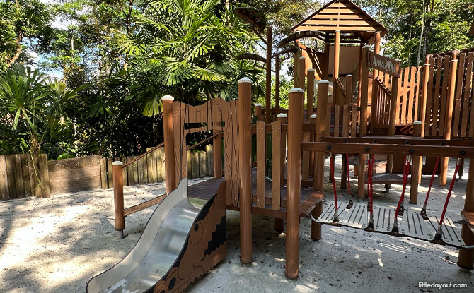 Playground at Hindhede Nature Park
