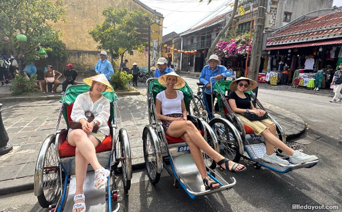 Ride the Rickshaw to get Around Hoi An Ancient Town