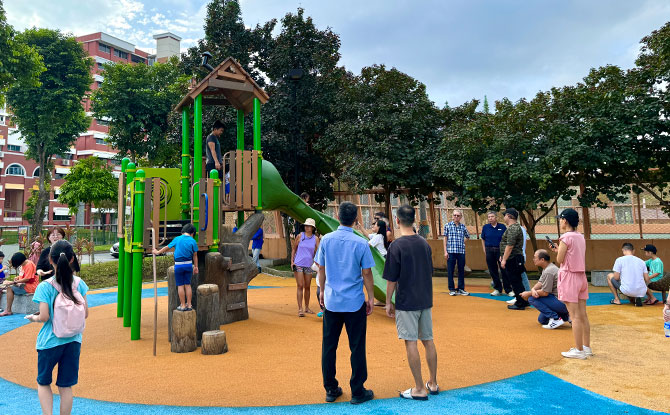 Nature-Inspired Hougang Avenue 6, Crest Sports Park Playground