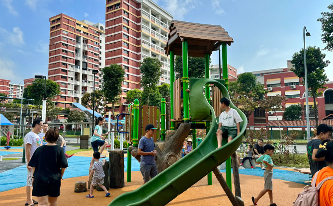 Crest Sports Park Playground: Nature-Inspired Play At Hougang Avenue 6 Crest Sports Park Playground: Nature-Inspired Play At Hougang Avenue 6