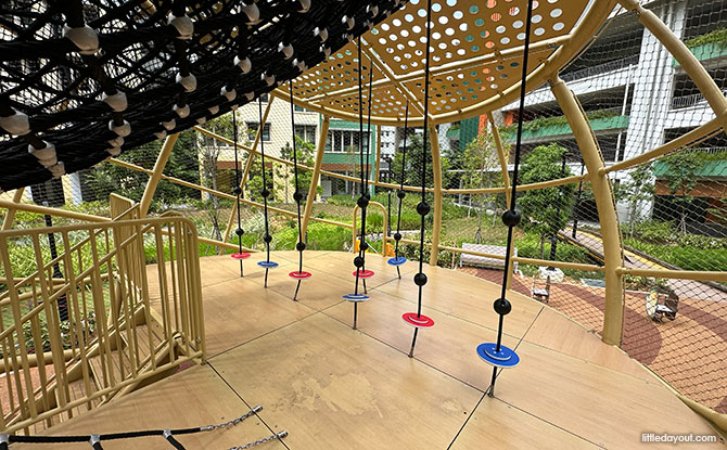 Hougang Olive Playground: Kampong Times At A Chicken-Themed Play Spot 6 Climbing discs