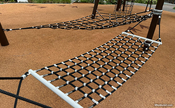 Hougang Olive Playground: Kampong Times At A Chicken-Themed Play Spot 4 netted hammock