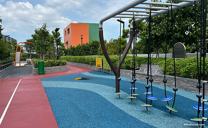 Hougang Olive Playground: Kampong Times At A Chicken-Themed Play Spot 8 Multi-storey Car Park Rooftop Playground