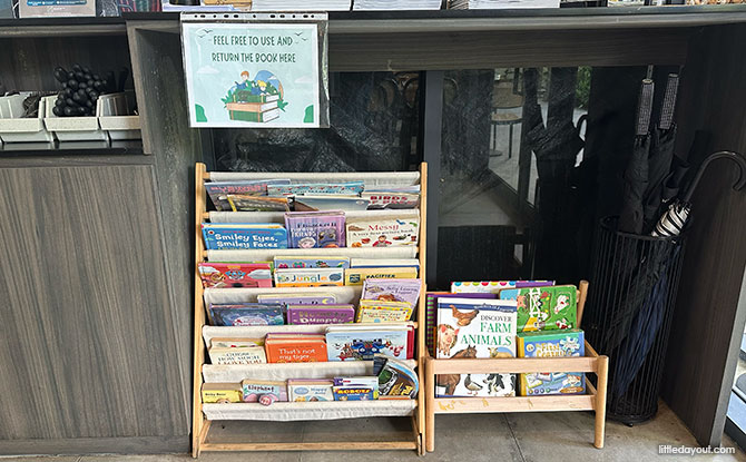 Hub & Spoke Cafe book corner