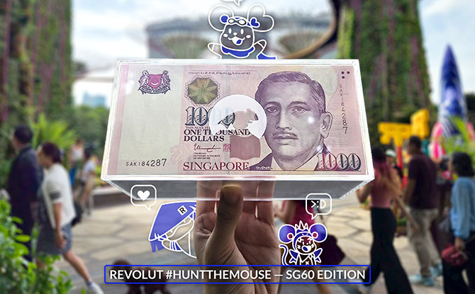 Revolut #HuntTheMouse: Hunt Across Singapore For A S$250,000 Gold Coin & Other Prizes For First-Timers, Youth And Seniors Revolut #HuntTheMouse: Hunt Across Singapore For A S$250,000 Gold Coin & Other Prizes For First-Timers, Youth And Seniors