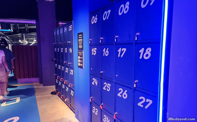 Lockers at HyperDrive