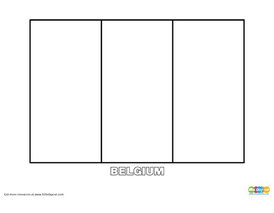 Download Free Belgium Flag Colouring Page