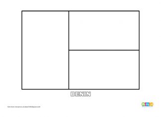 Free Benin Flag Colouring Page Free Benin Flag Colouring Page