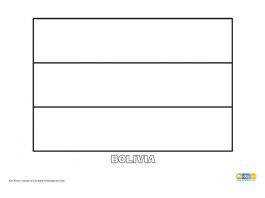 Free Bolivia Colouring Page