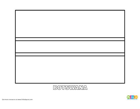 Free Botswana Colouring Page