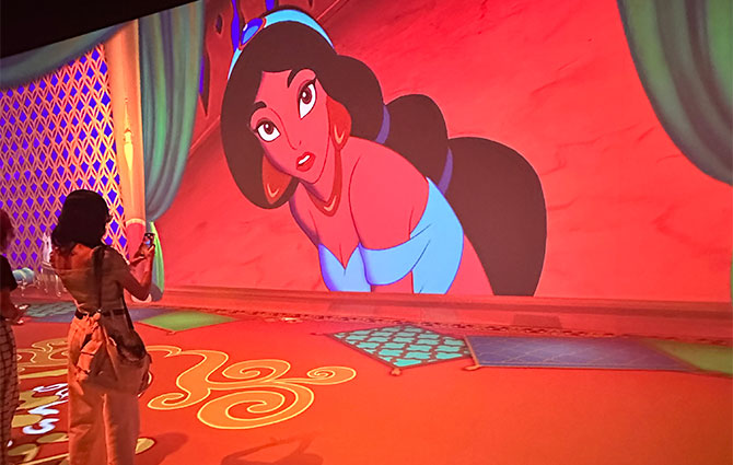 Immersive Disney Animation show Aladdin