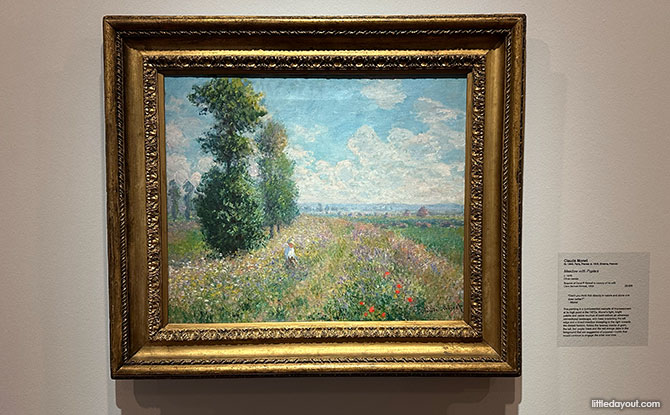 Monet's Meadow with Poplars