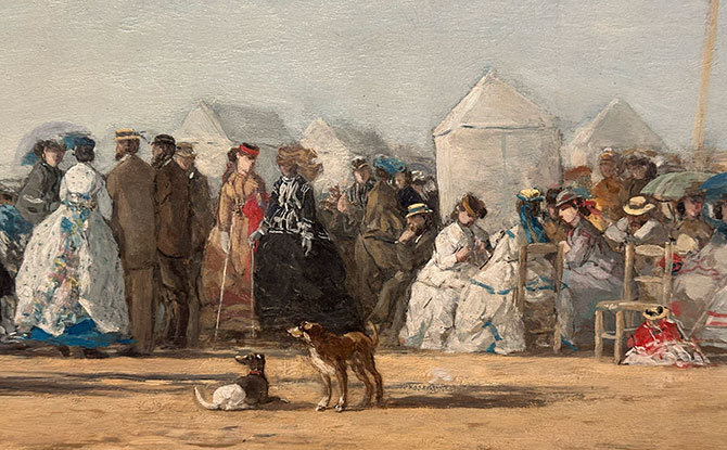 leisurely seaside scenes