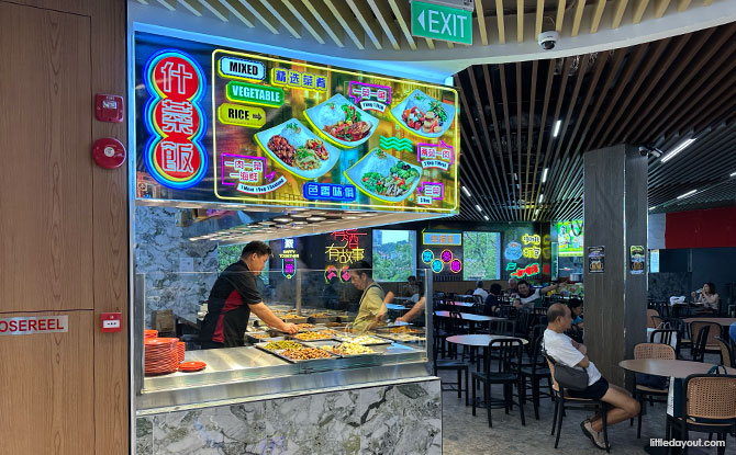 mixed rice stall