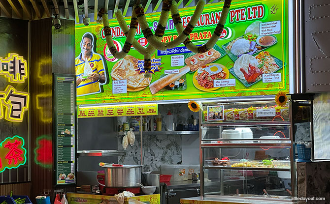Indian food stall