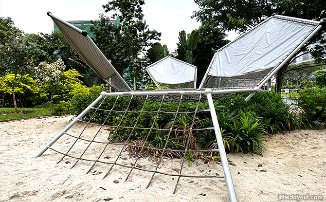 Fort Canning Park netted play structure